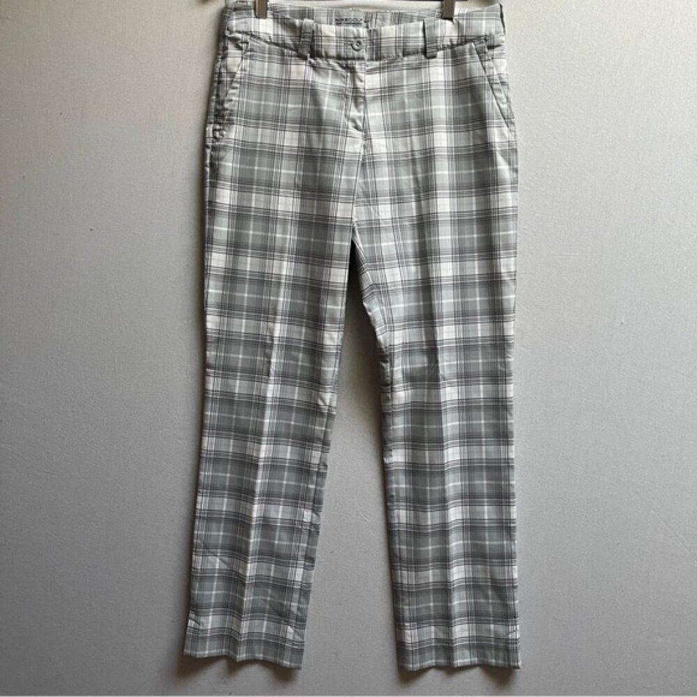 Nike Golf Tour Performance Dri Fit plaid pants Sz 8